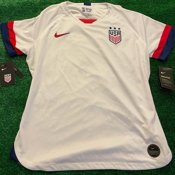 Nike | Tops | New Nike Team Usa Soccer Jersey Womens Xl | Poshmark
